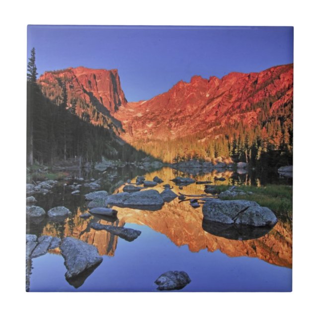 Dröm- sjö kakelplatta (Framsidan)