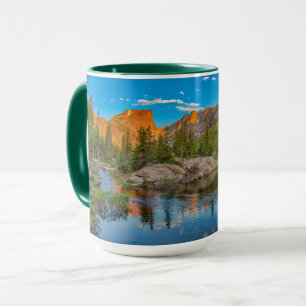 Dröm sjö landskap mugg