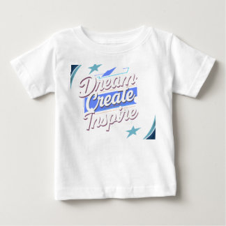 Dröm skapa inspirera – Motivations typografi T-skj T Shirt