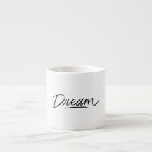 Dröm Skriv På Motivationscitat Kaffemugg