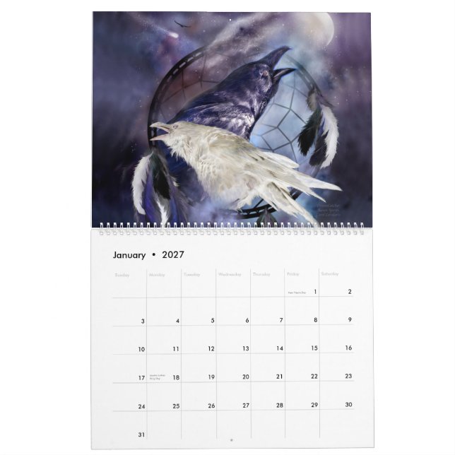 Dröm- stoppare - kalender 2012 för konst för (Jan 2027)