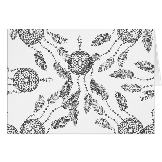 Dröm- stopparedesign hälsningskort (Framsidan Horizontal)