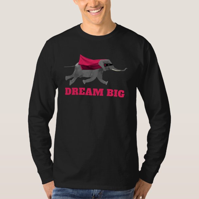 Dröm- stor flygelefant tee shirt (Framsida)