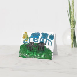Dröm- stora Notecard Kort