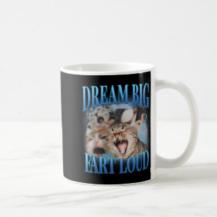 Dröm stort fisar högt pinsamt rolig katt förbannad kaffemugg