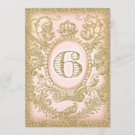 Dröm- stort för sjätte födelsedag inbjudningar