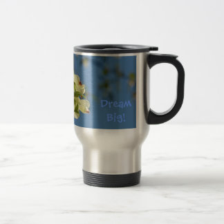 Dröm stort! Kaffe resemugg Kornellblommor