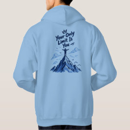 Dröm stort Klättra högre berg Hoodie