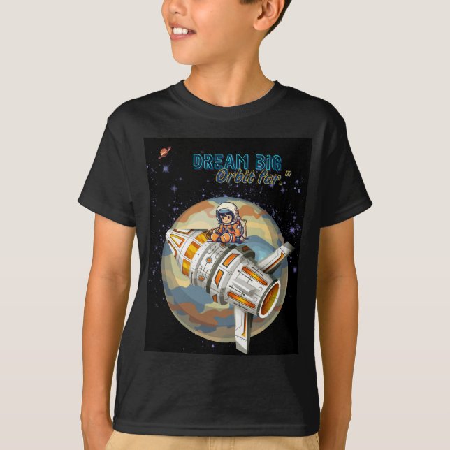DRÖM STORT KRETSA LÅNGT T SHIRT (Framsida)