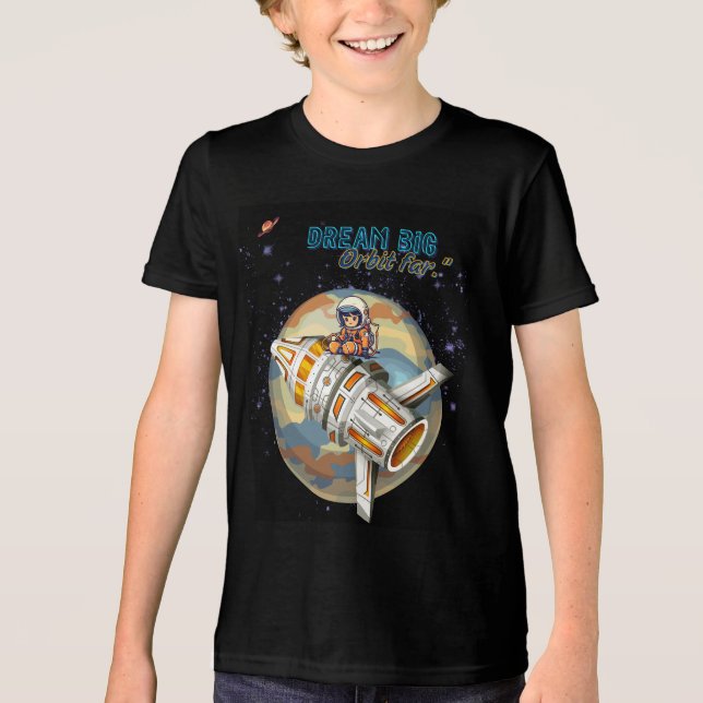 DRÖM STORT KRETSA LÅNGT T SHIRT (Framsida)