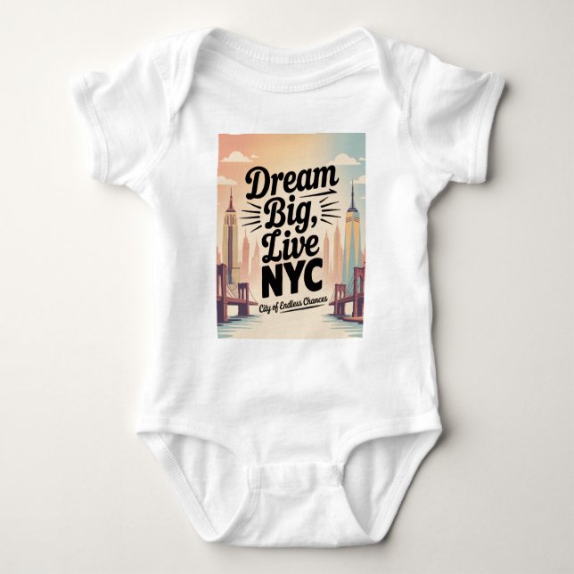Dröm stort, Lev NYC T Shirt (Framsida)