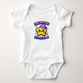 Dröm stort lilla bebis t shirt