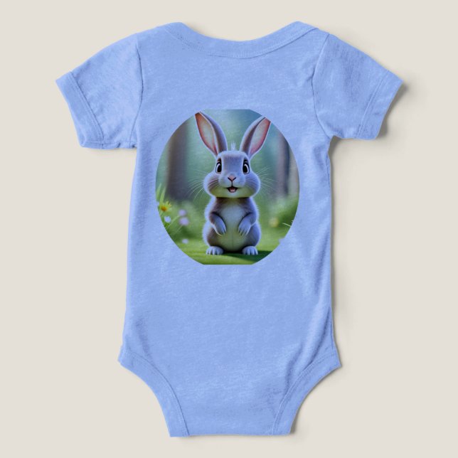 Dröm stort, lilla en” Bebis-bodys för flickor T Shirt (Design Baksida)