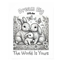 Dröm stort, lilla en – En plansch för målarbok