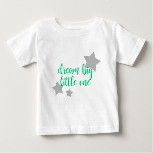 dröm stort lilla en enkel modern baby tee shirt