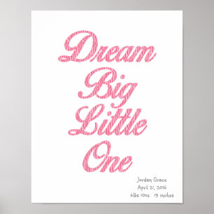 Dröm stort lilla en rosa zebra konstaffisch poster