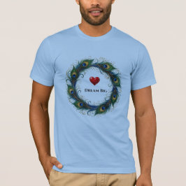 Dröm stort Påfågelsfjädercirkel  Herr T-Shirt