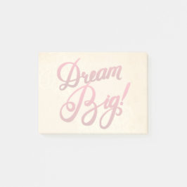 Dröm- stort rött post-it block