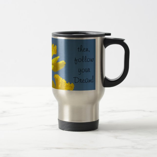 Dröm stort sedan Följ Din Dröm! Kaffe Muggar (Höger)
