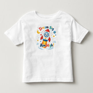 Dröm stort sikta högt rymdraket t shirt