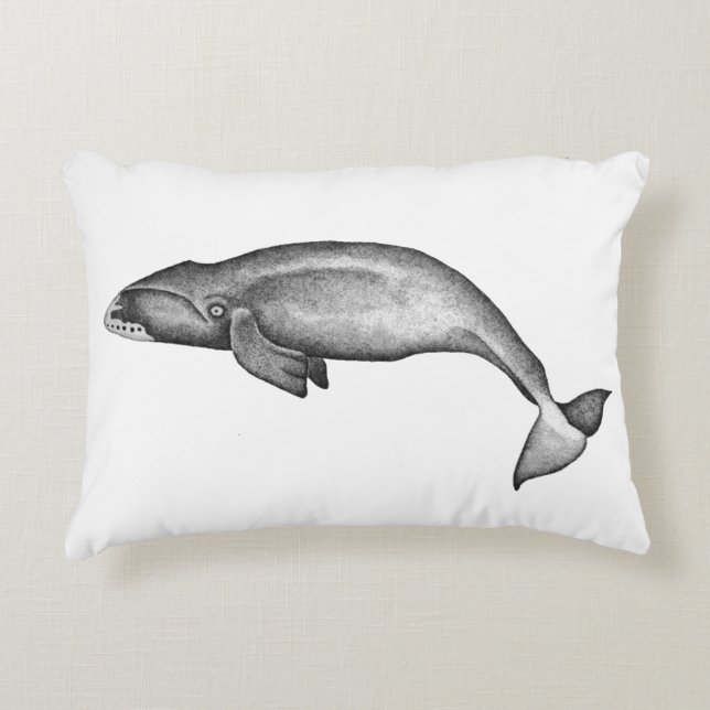 Dröm- stort val prydnadskudde (Framsidan)