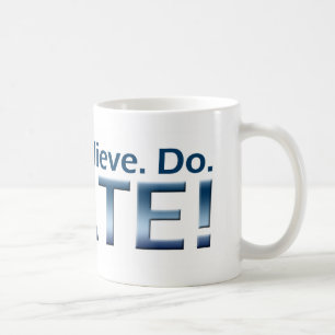 Dröm. Tro. Gör. Skridsko! Kaffemugg