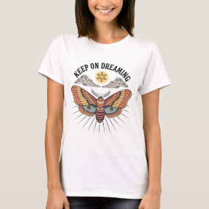 Dröm vidare Moth Celestial T Shirt