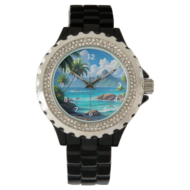 Dröm vidare, Tropiskt paradis, Armbandsur (Framsida)