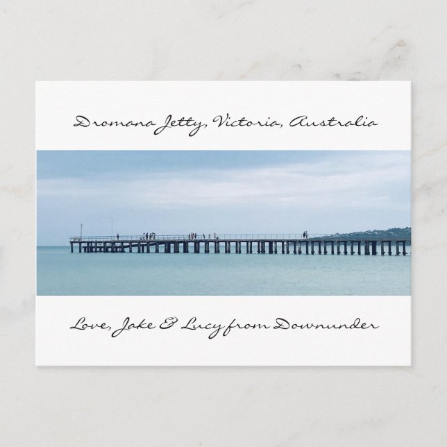 Dromana Jetty, Victoria, Australien Vykort (Framsida)