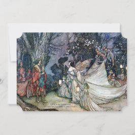 Drömbäddinbjudan till midsommarnattens Dream-bröll Inbjudningar