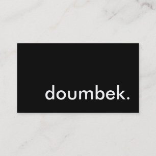 Drömbek. Visitkort