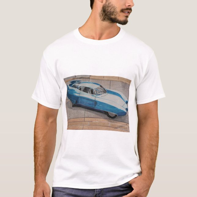 Drömbil med kapuschong t shirt (Framsida)