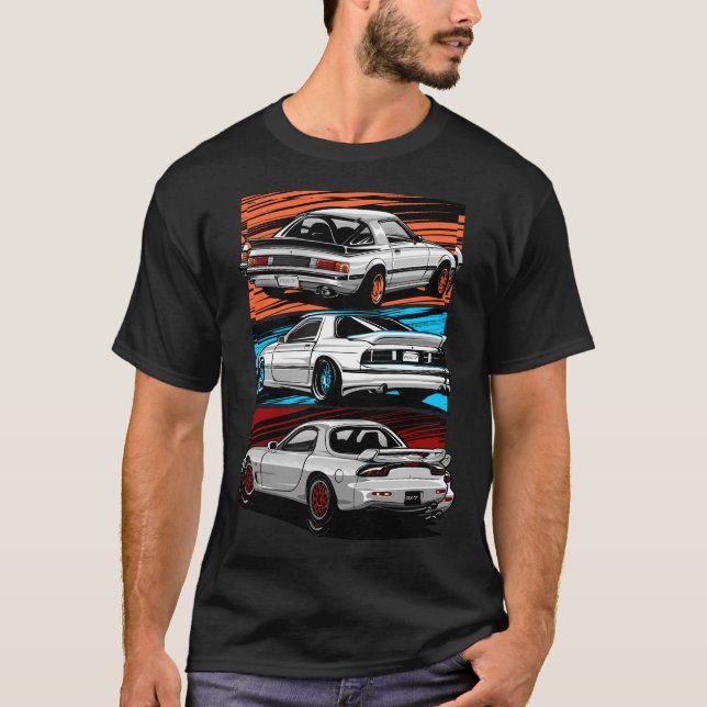 Drömbilarna Rx-7 generation T Shirt (Framsida)
