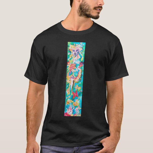 DRÖMDRUVOR Fantasy Vattenfärg Tee (Framsida)