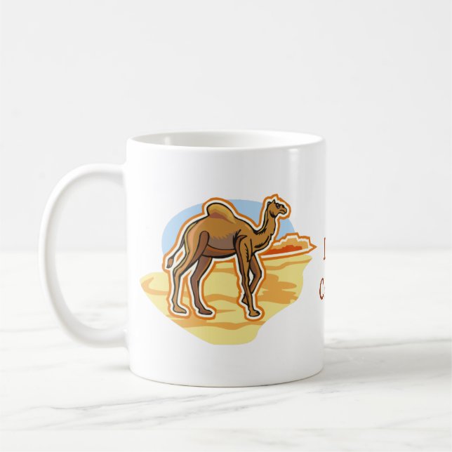 Dromedary Camel Mugg - text tillval (Vänster)