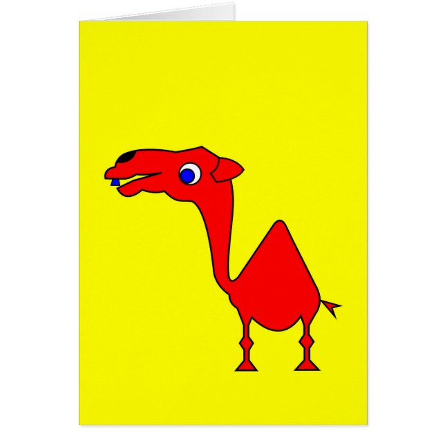 Dromedary Hälsningskort (Framsidan)