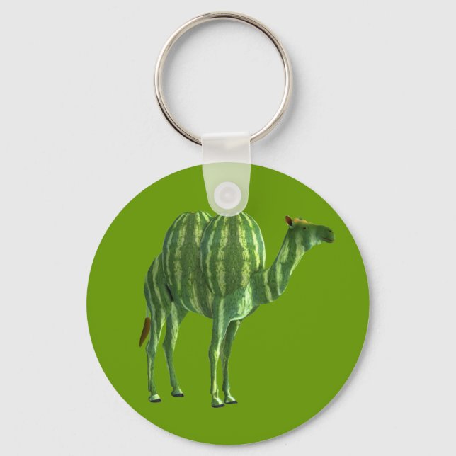 Dromedary på vattenmelondagen nyckelring (Framsida)