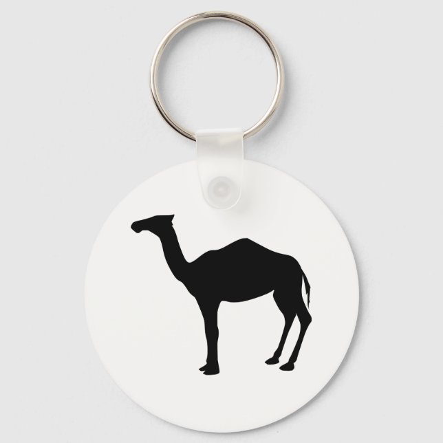 Dromedary Silhouette Nyckelring (Framsida)