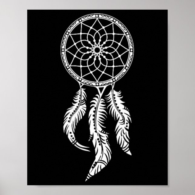 Drömfångare, Dream Catcher, Lucky Charms, Amerika Poster (Framsidan)