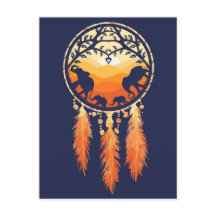 Drömfångare Elefant vykort