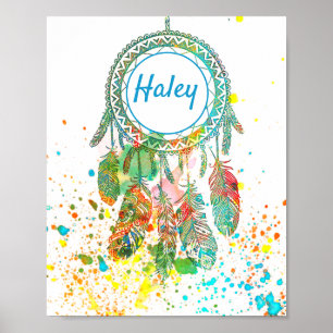 Drömfångare splatter personlig poster