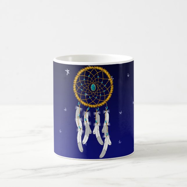 Drömfångare--Turkos Kaffemugg (Center)