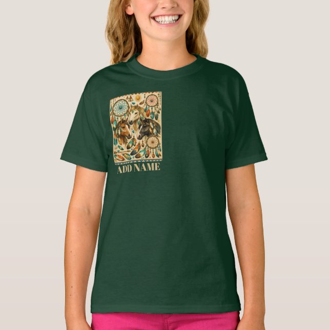 Drömfångarponnyer T Shirt (Framsida)
