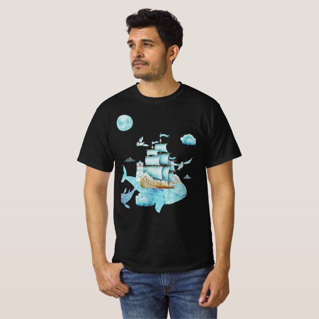 Drömfartygets Sjöäventyr T Shirt (Hel framsida)