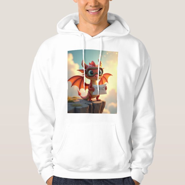 Drömflygning: Den lilla draken Hoodie (Framsida)