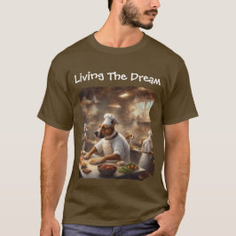 Drömhundsar som jobbar i ett kök roligt t shirt