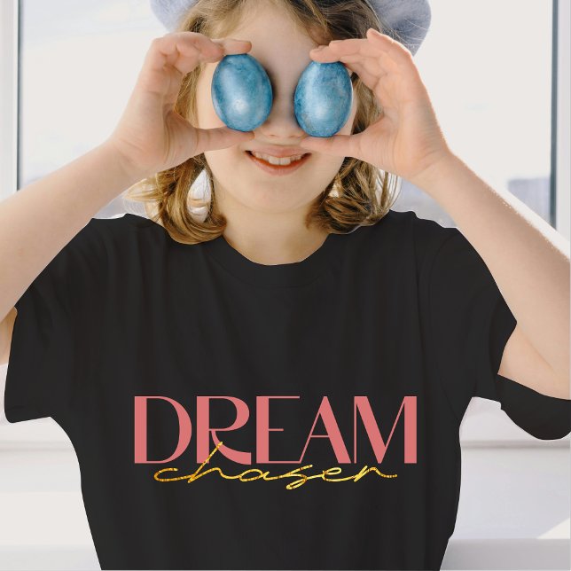 Drömjägare T-Shirt för tjejer | DP7Art (Friend Shirt , Gift for Her , New Mom Gift , Gift for the Family , Positivity Shirt , Dream Big)