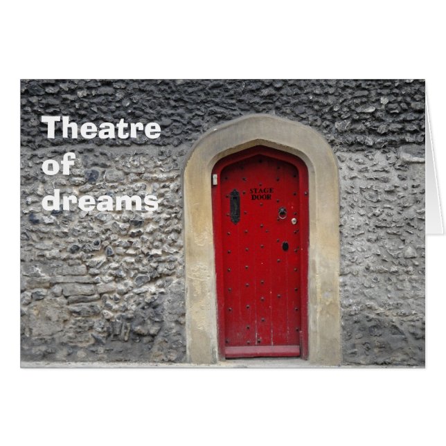 Drömkortets teater hälsningskort (Framsidan Horizontal)