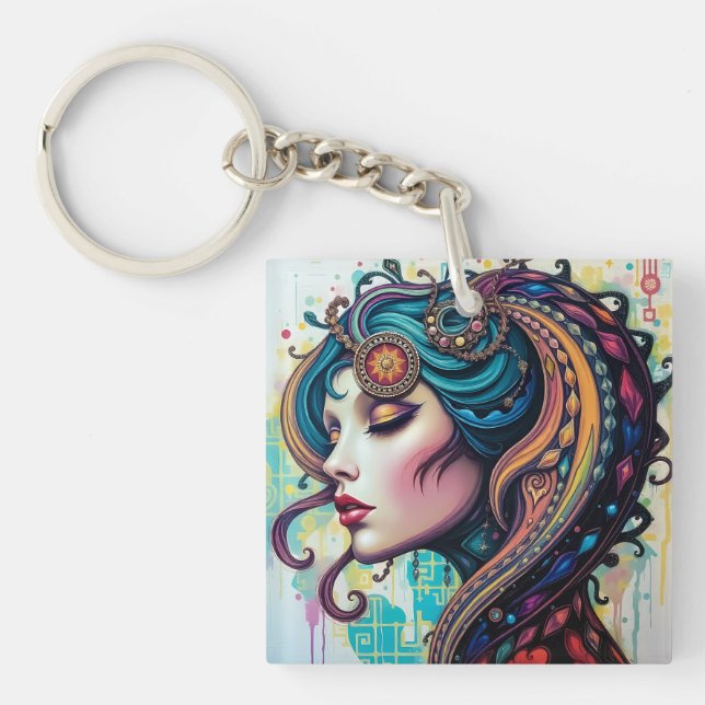 Drömlandskap nyckelring (Framsidan)