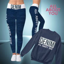 Drömlig Denim Sports Leggings